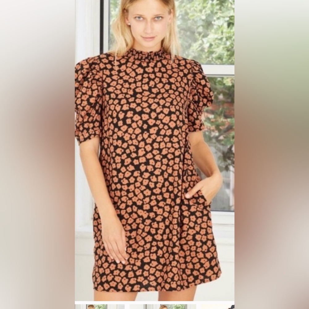 Who what where stamped floral dress. NWT. Retsil 37